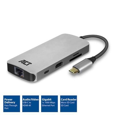 ACT AC7041 USB-C Multiport Dock