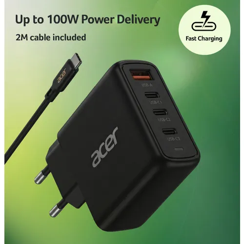 Acer 4-poort 100W PD Charger