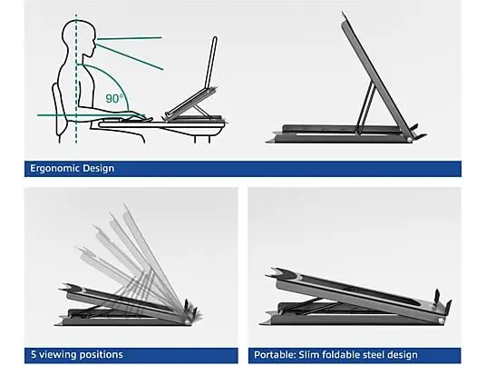 ACT Foldable laptop/tablet standaard