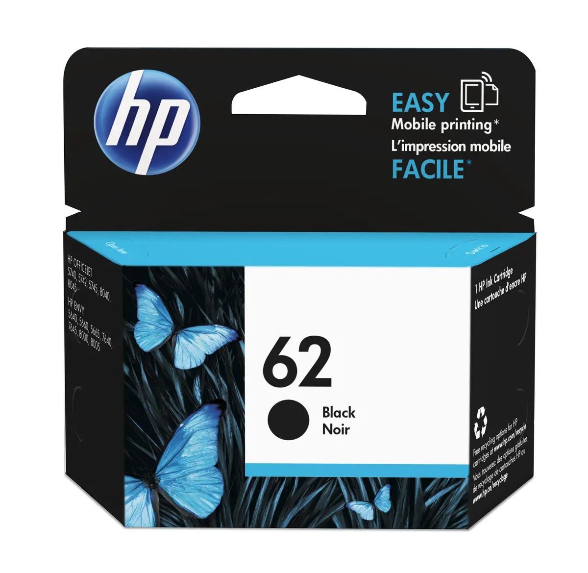 HP 62 zwart